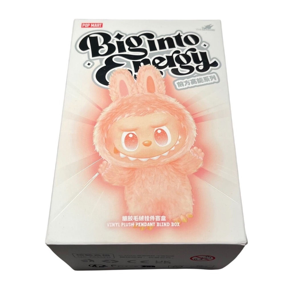 POP MART Big Into Energy Hope Vinyl Plush Pendant Blind Box Series‎ Blue Bunny